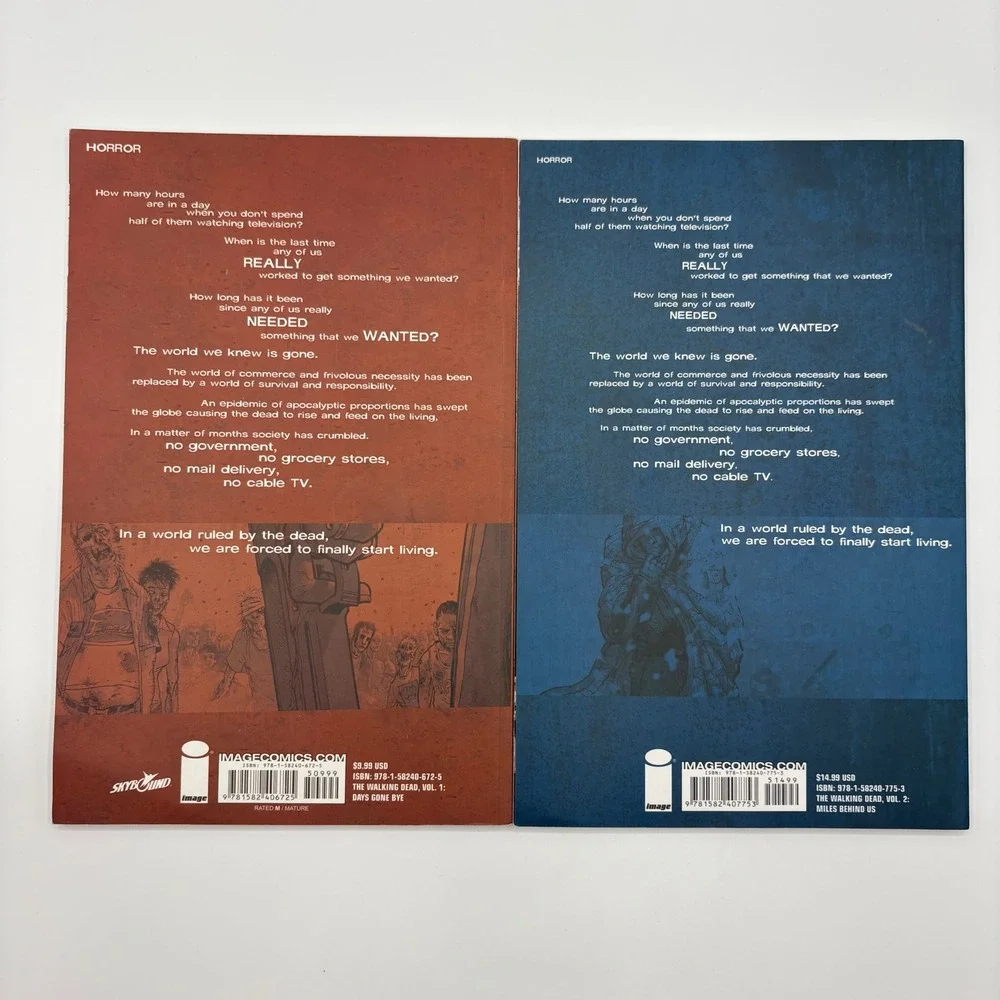 The Walking Dead TPB Volumes 1-7 Graphic Novel Horror 1 2 3 4 5‎ 6 7 Softcover